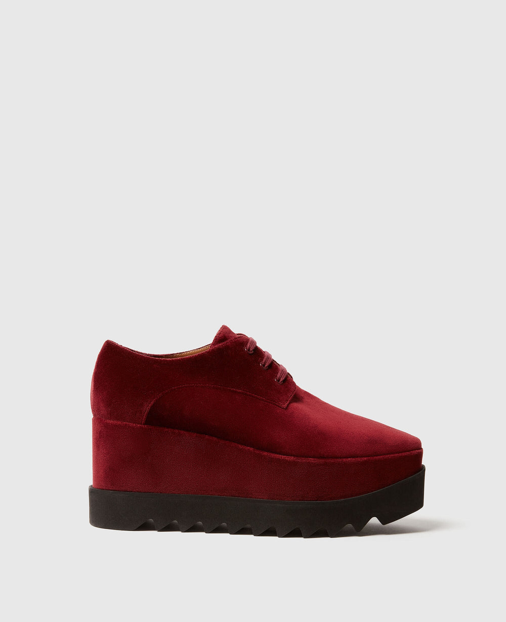 Elyse Velvet Platform Shoes