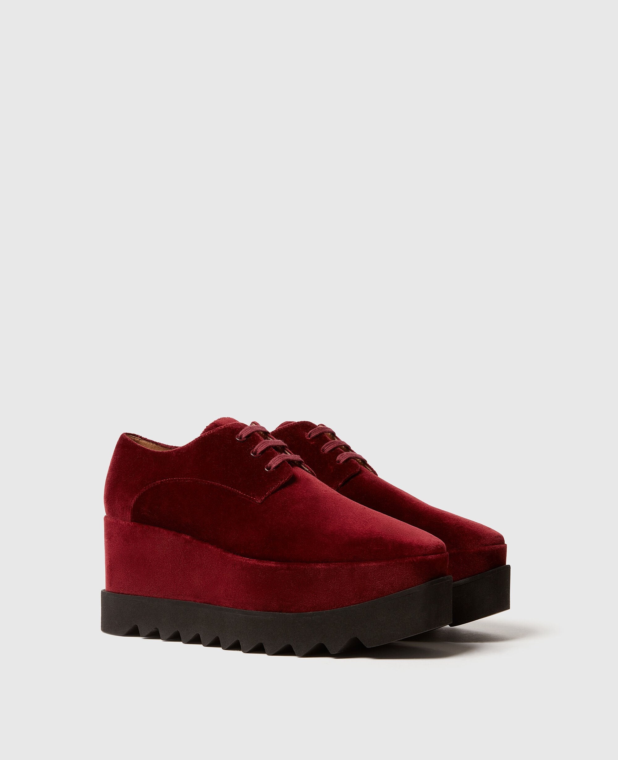 Elyse Velvet Platform Shoes