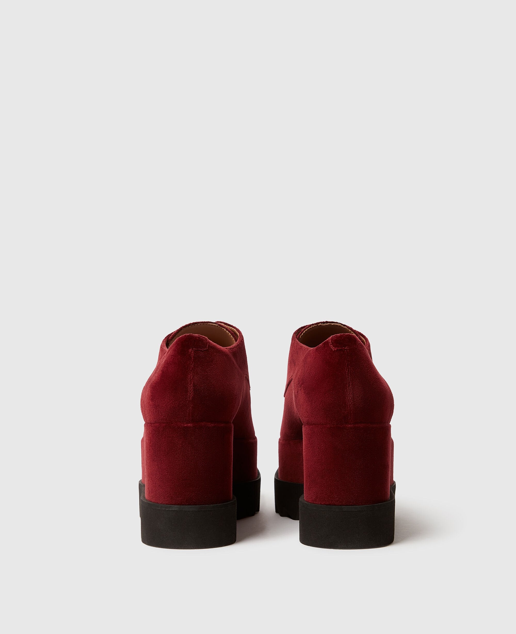 Elyse Velvet Platform Shoes