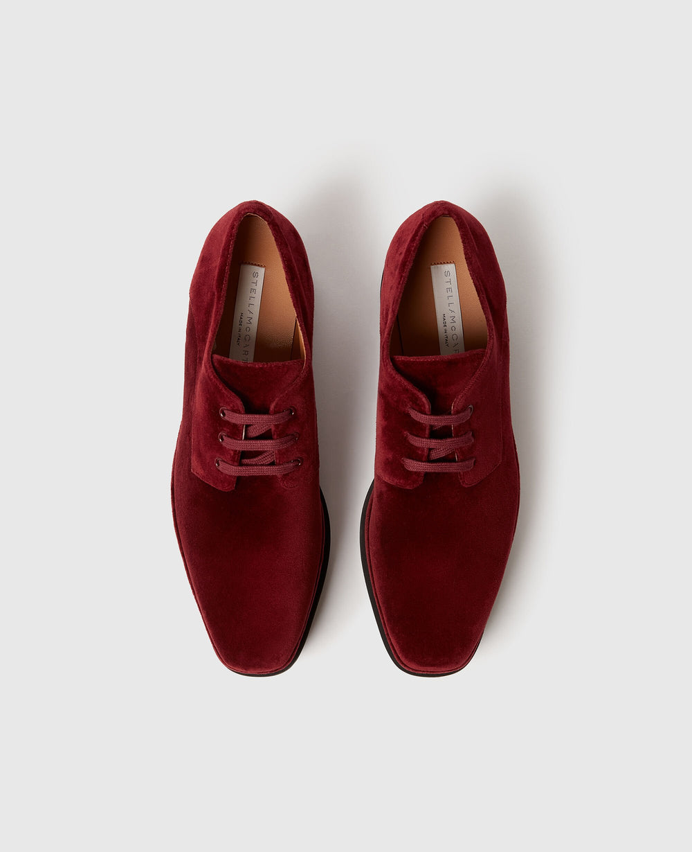 Elyse Velvet Platform Shoes
