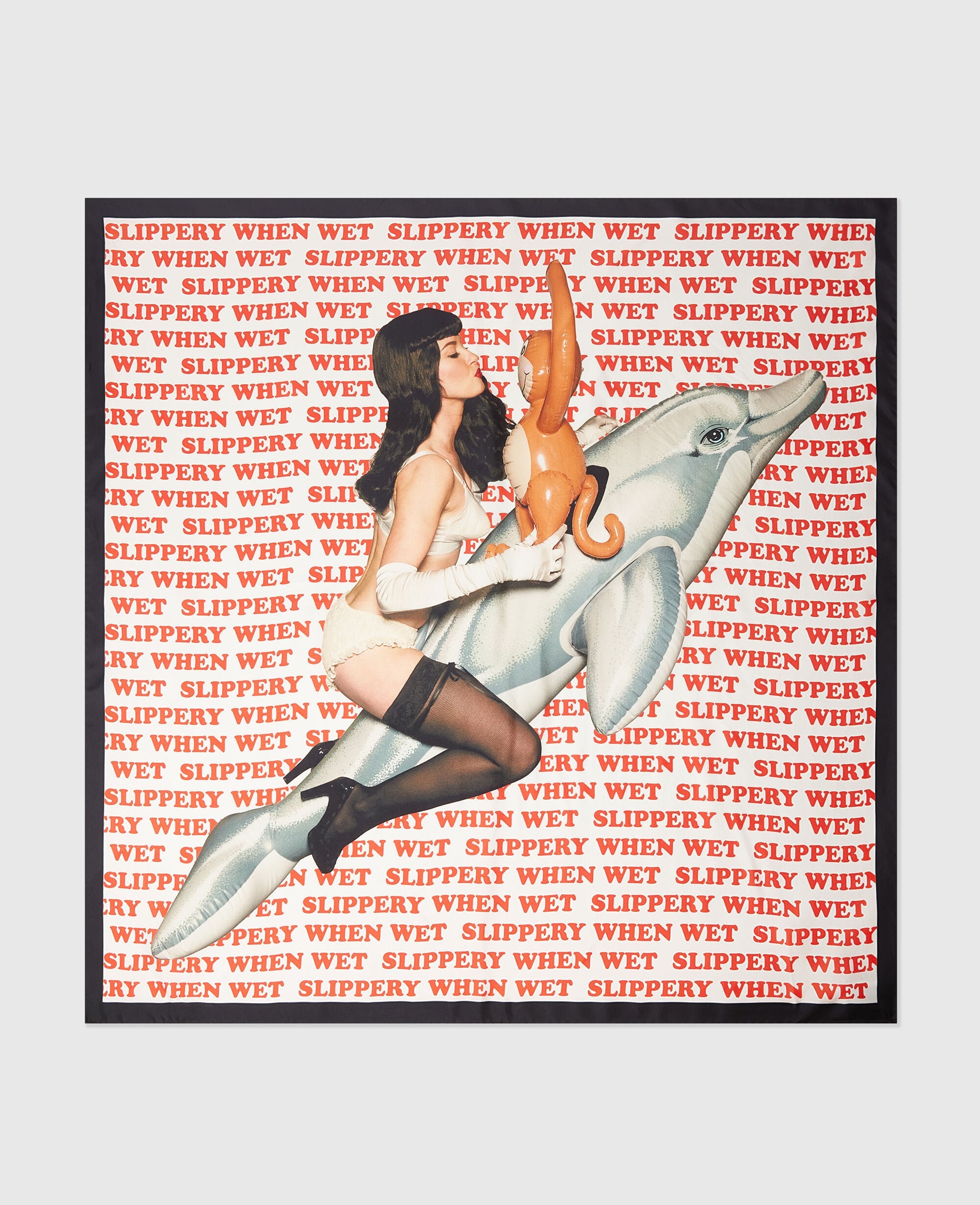 Jeff Koons Slippery When Wet Scarf