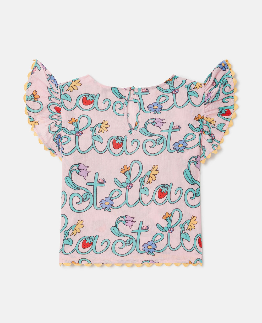 Stella Vine Cap-Sleeve Top
