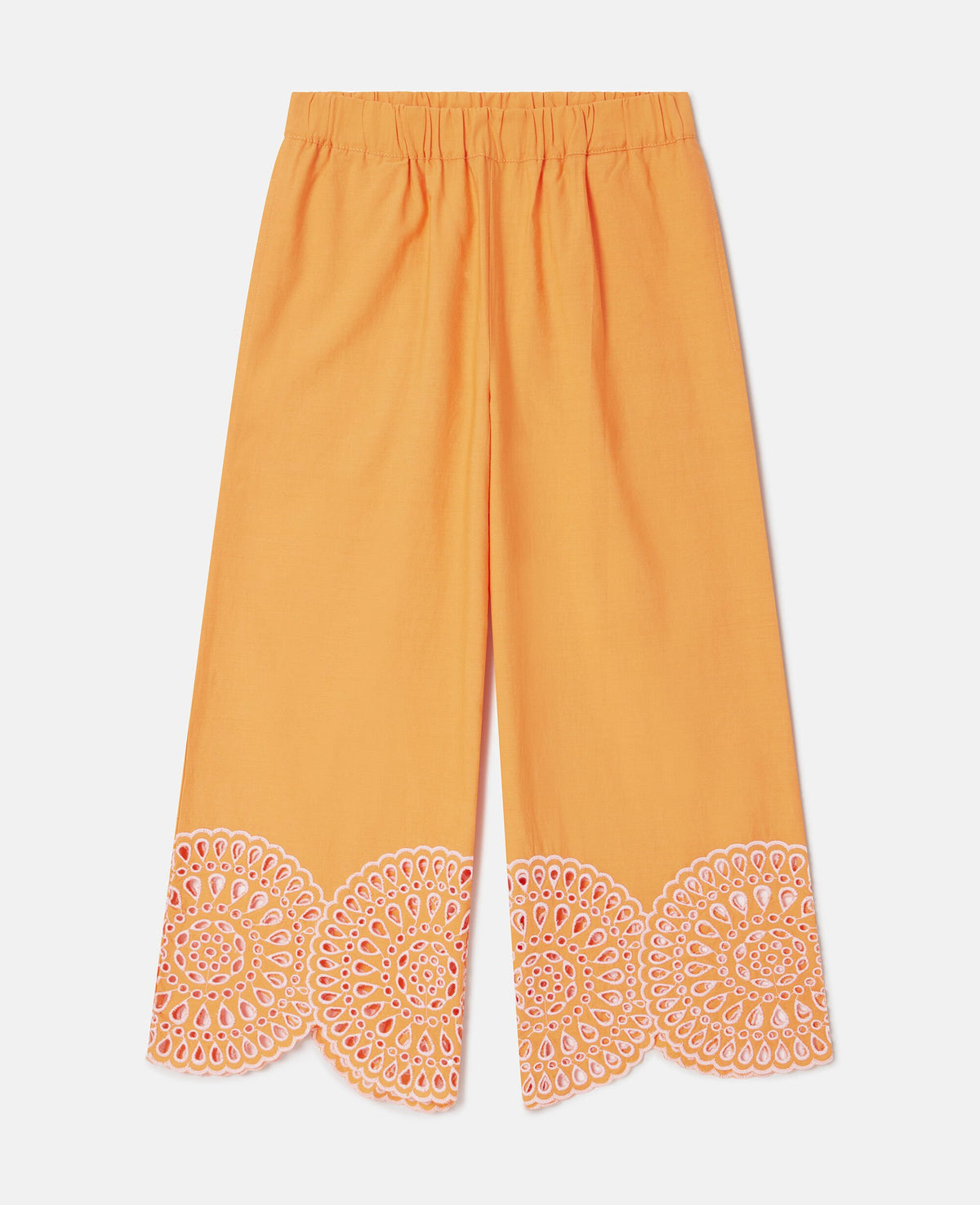 Popeline Statement Cuff Trousers