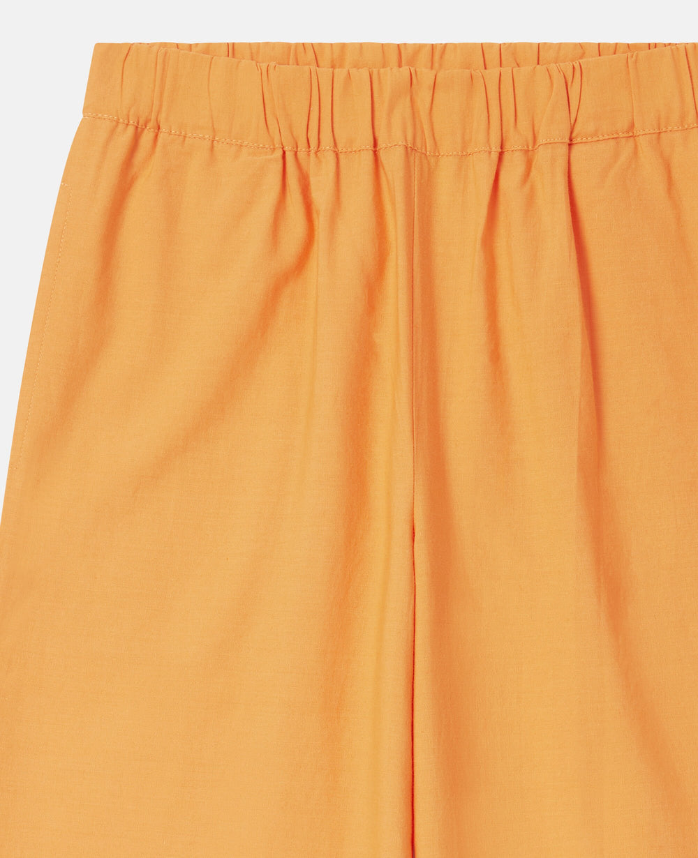 Popeline Statement Cuff Trousers