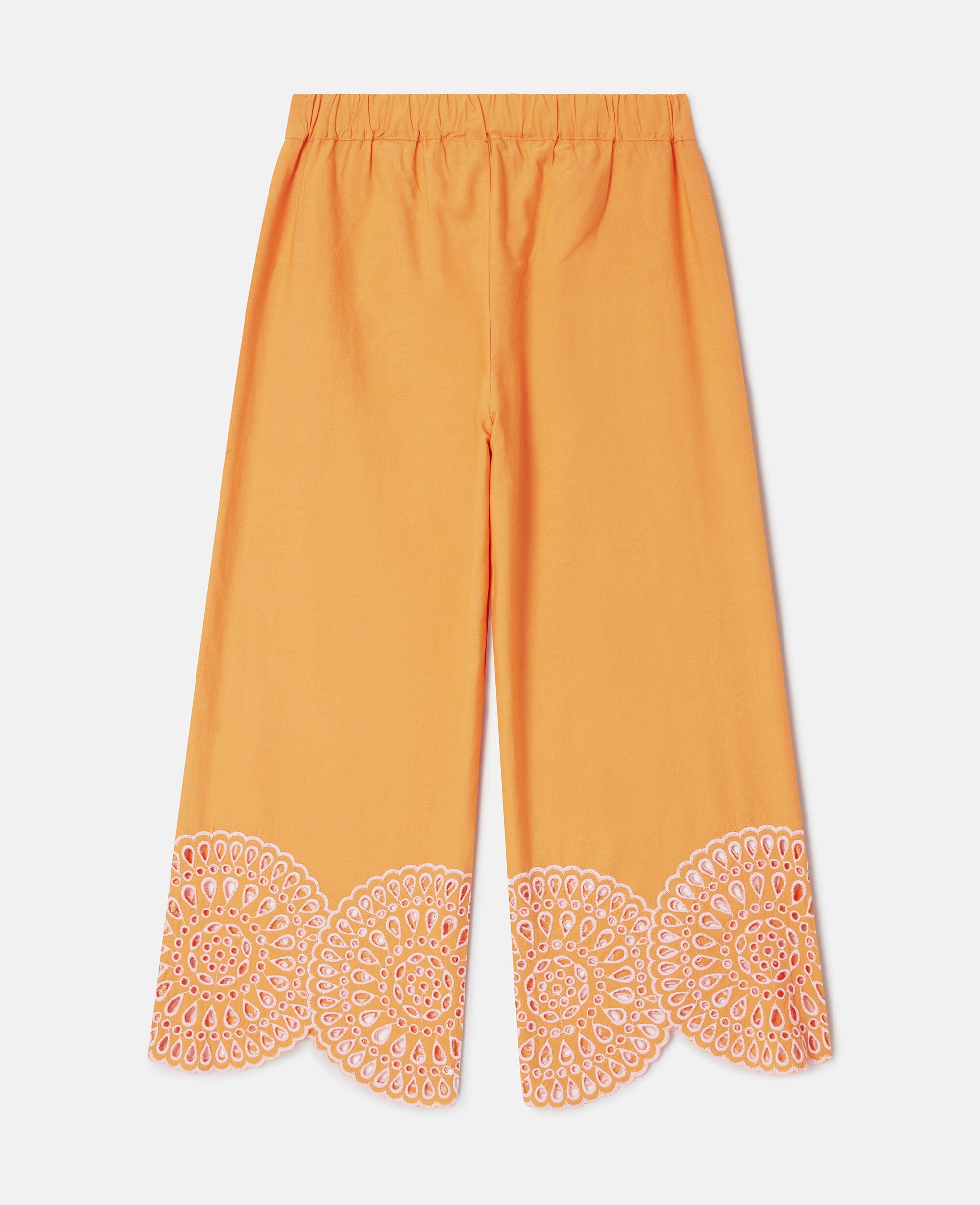 Popeline Statement Cuff Trousers