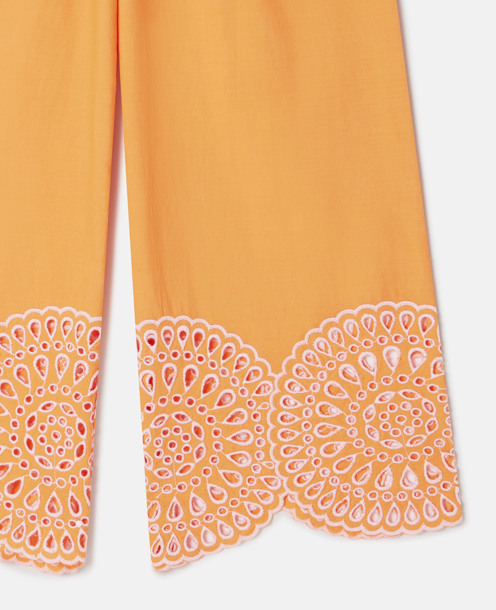 Popeline Statement Cuff Trousers