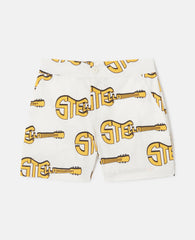 Guitar Print Shorts