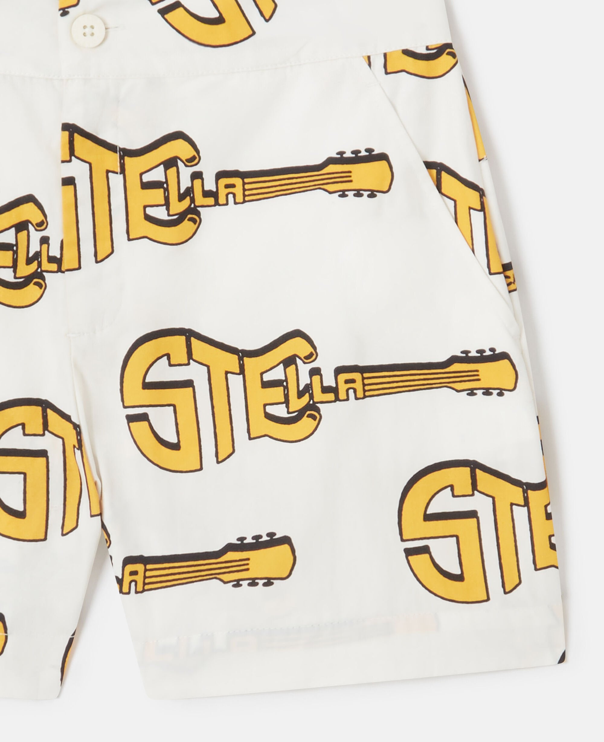 Guitar Print Shorts