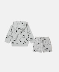 Music Print Tracksuit Set