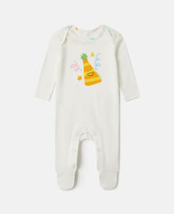 Party Hat Print Hat And Romper Set