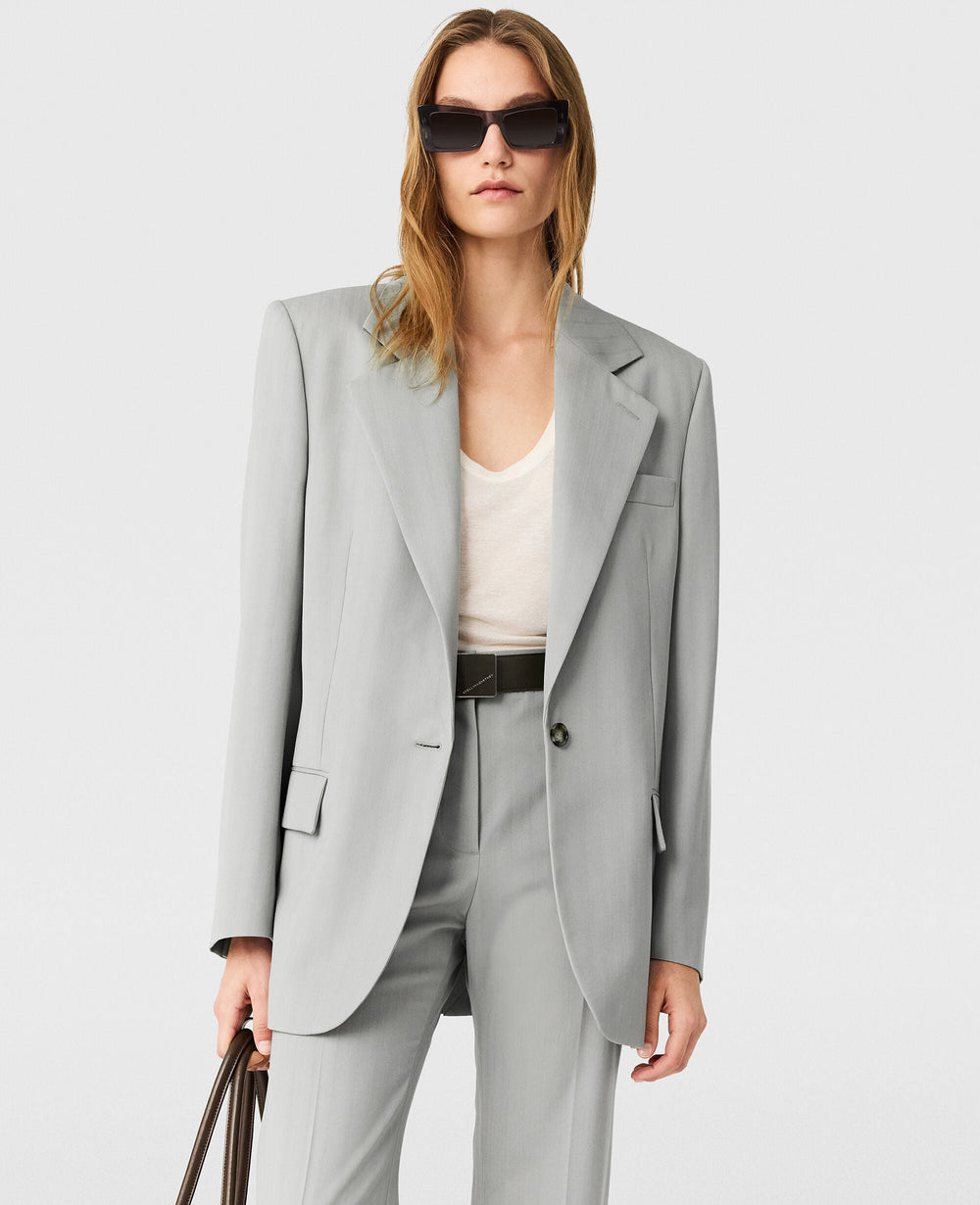 Single-Breasted Boyfriend Blazer