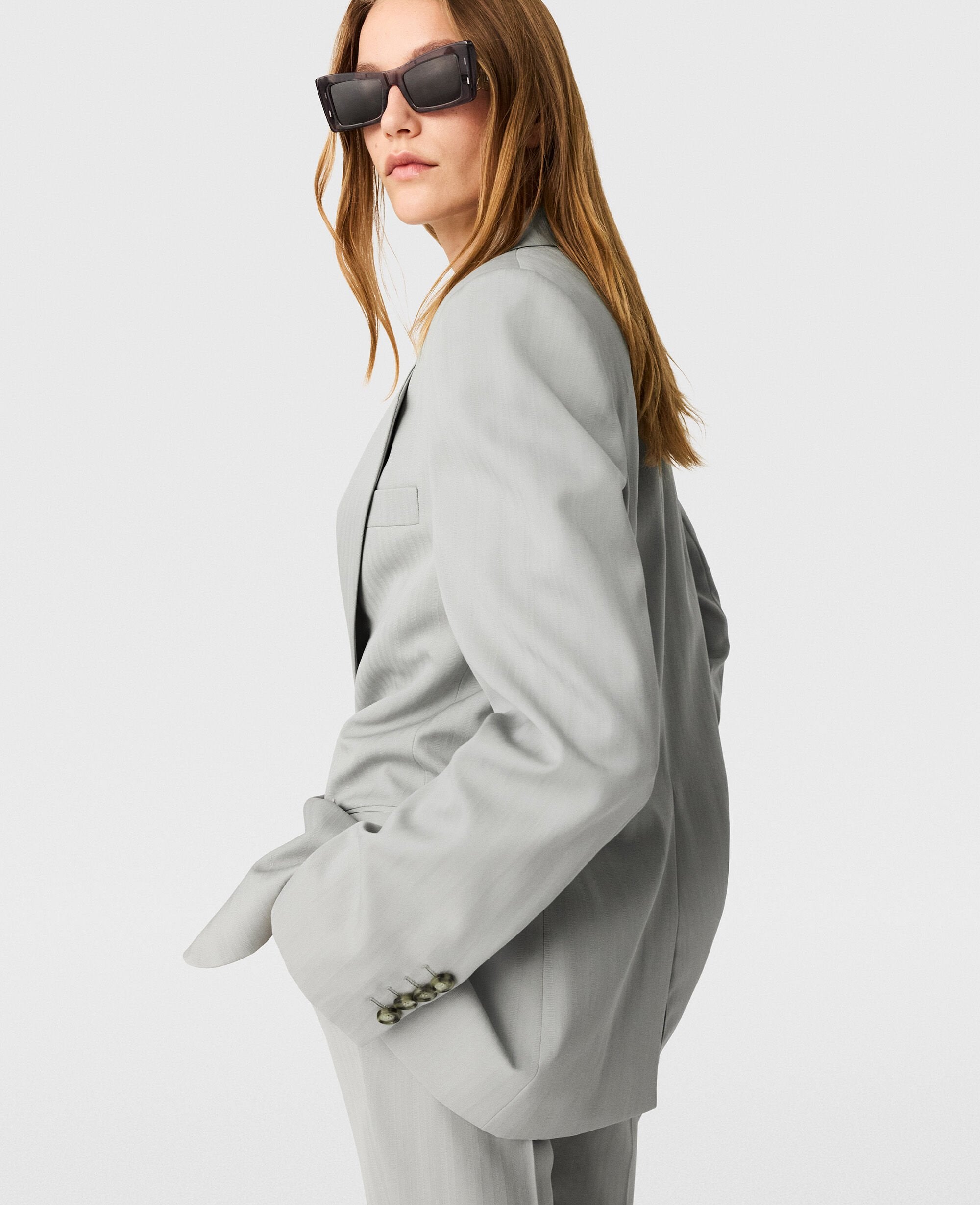 Single-Breasted Boyfriend Blazer
