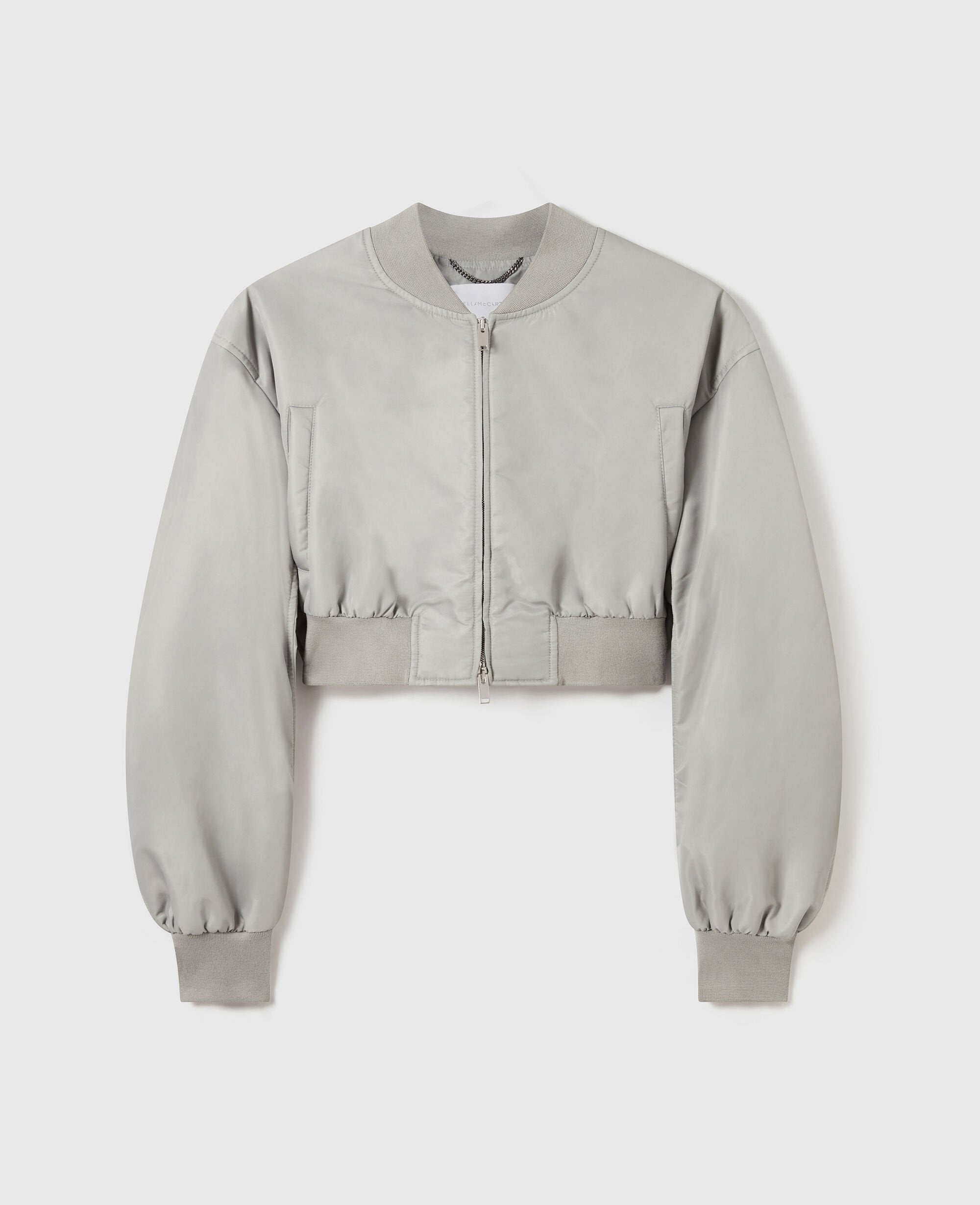 Cropped Bomber Jacket