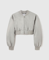 Cropped Bomber Jacket