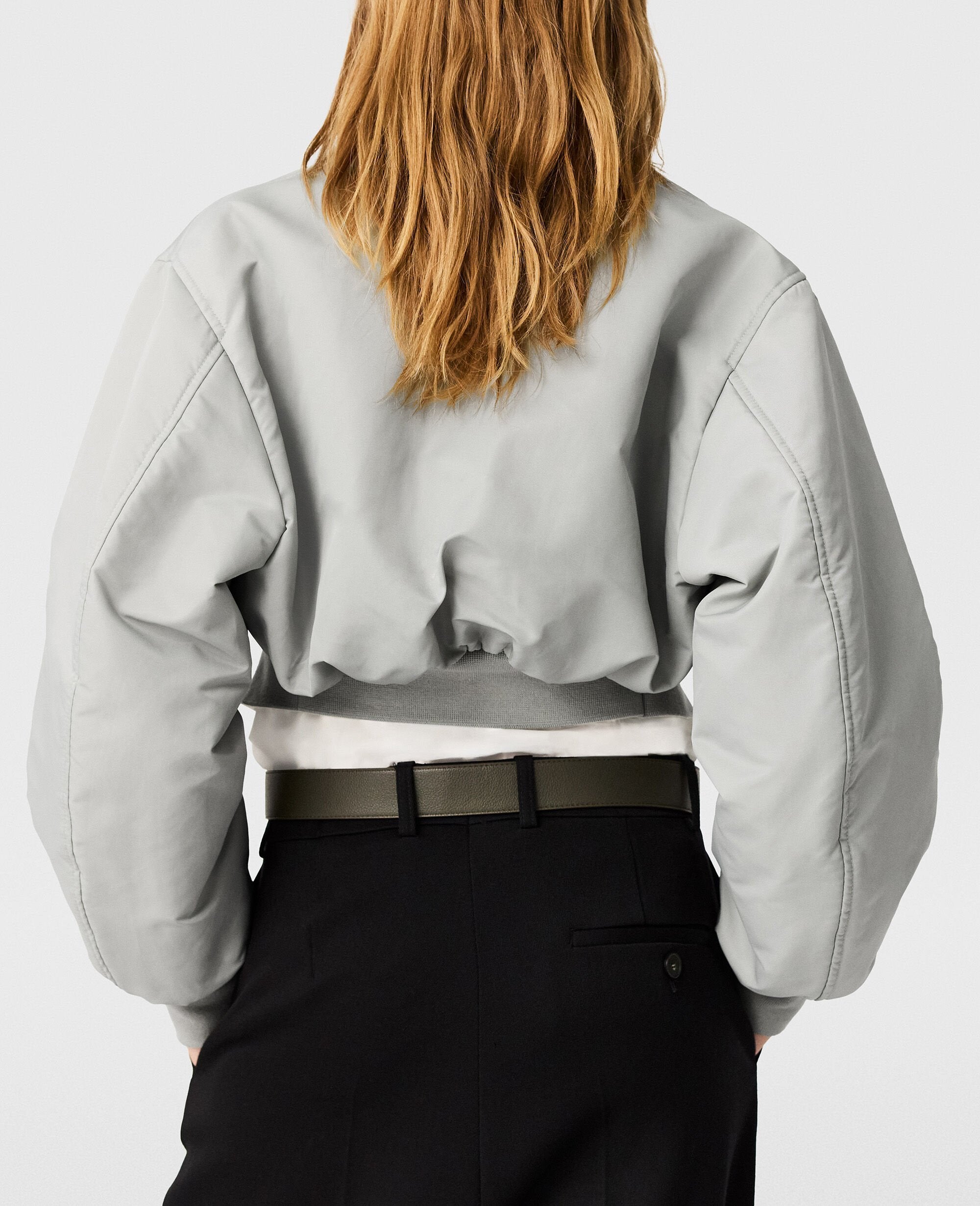 Cropped Bomber Jacket