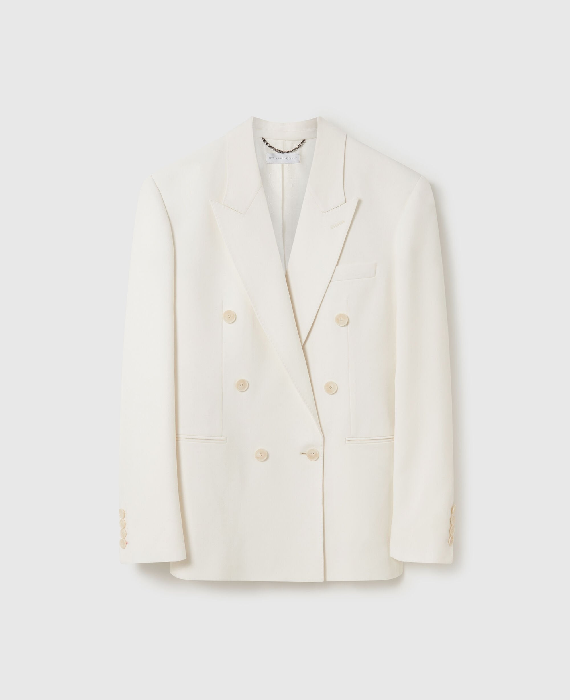 Double-Breasted Tuxedo Blazer