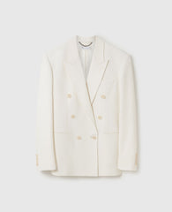 Double-Breasted Tuxedo Blazer