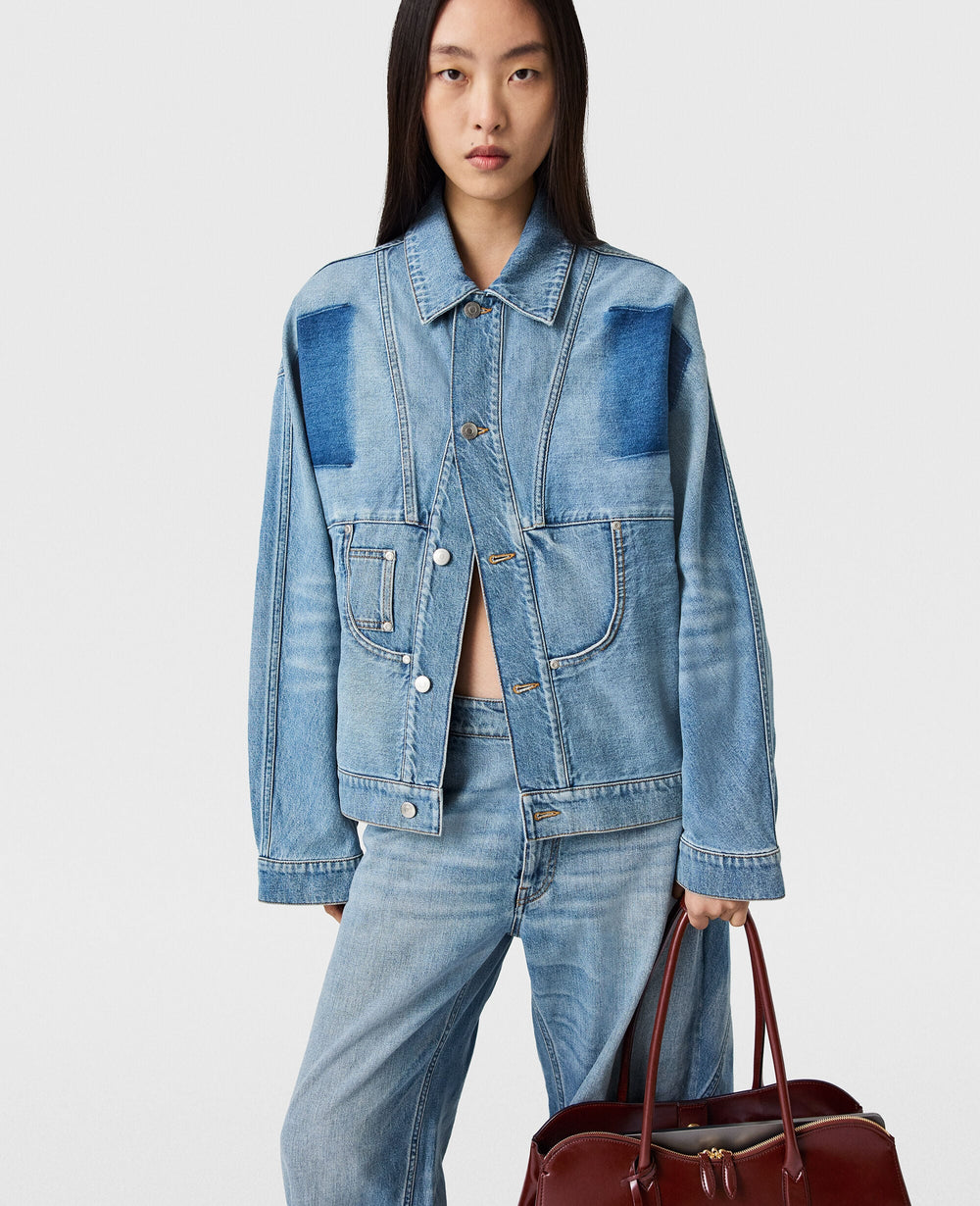PURE.TECH Deconstructed Denim Jacket