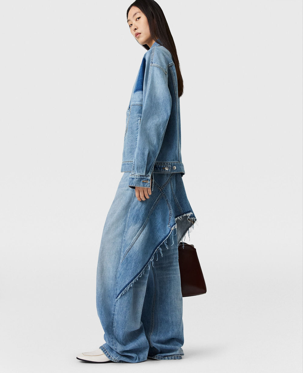 PURE.TECH Deconstructed Denim Jacket