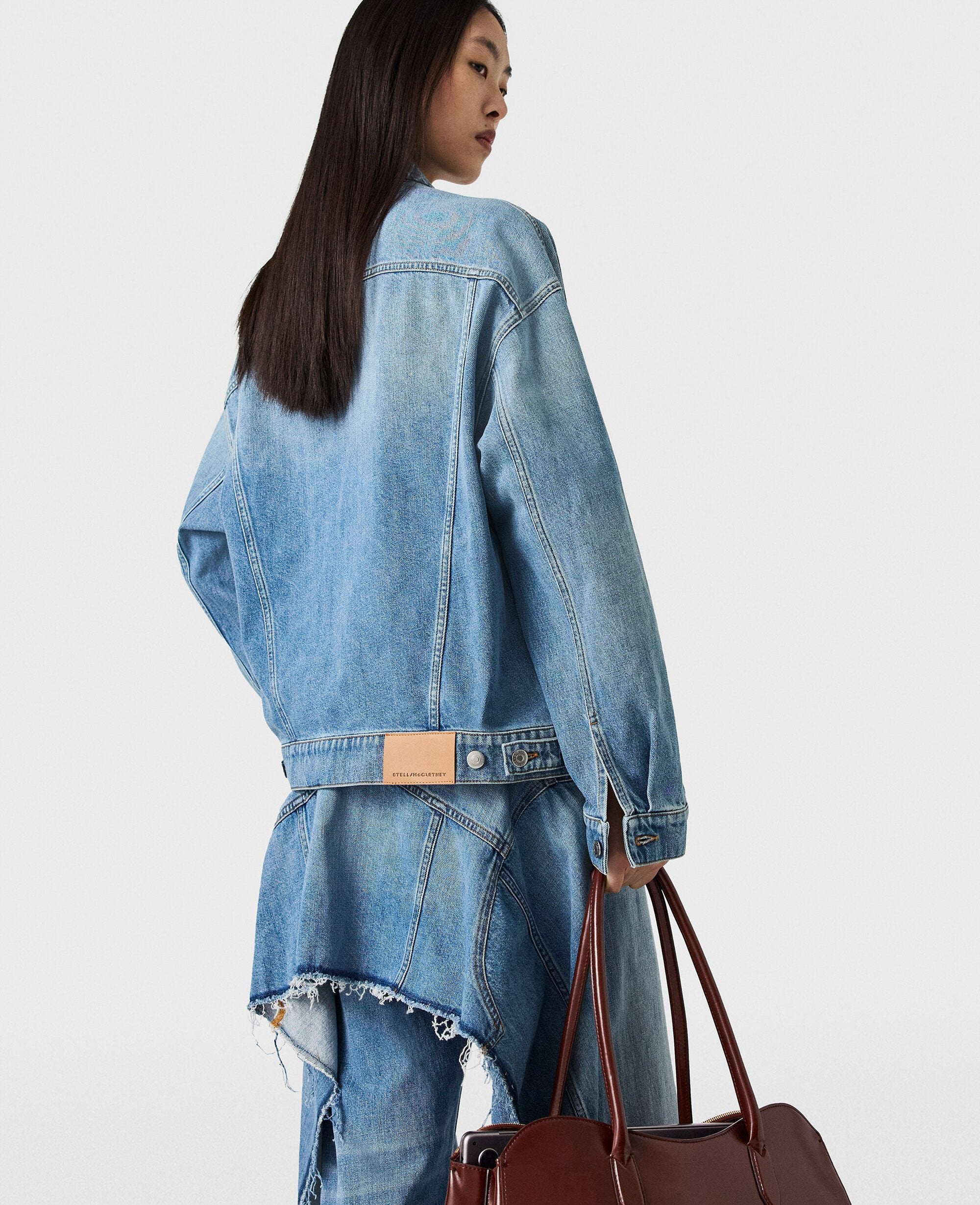 PURE.TECH Deconstructed Denim Jacket