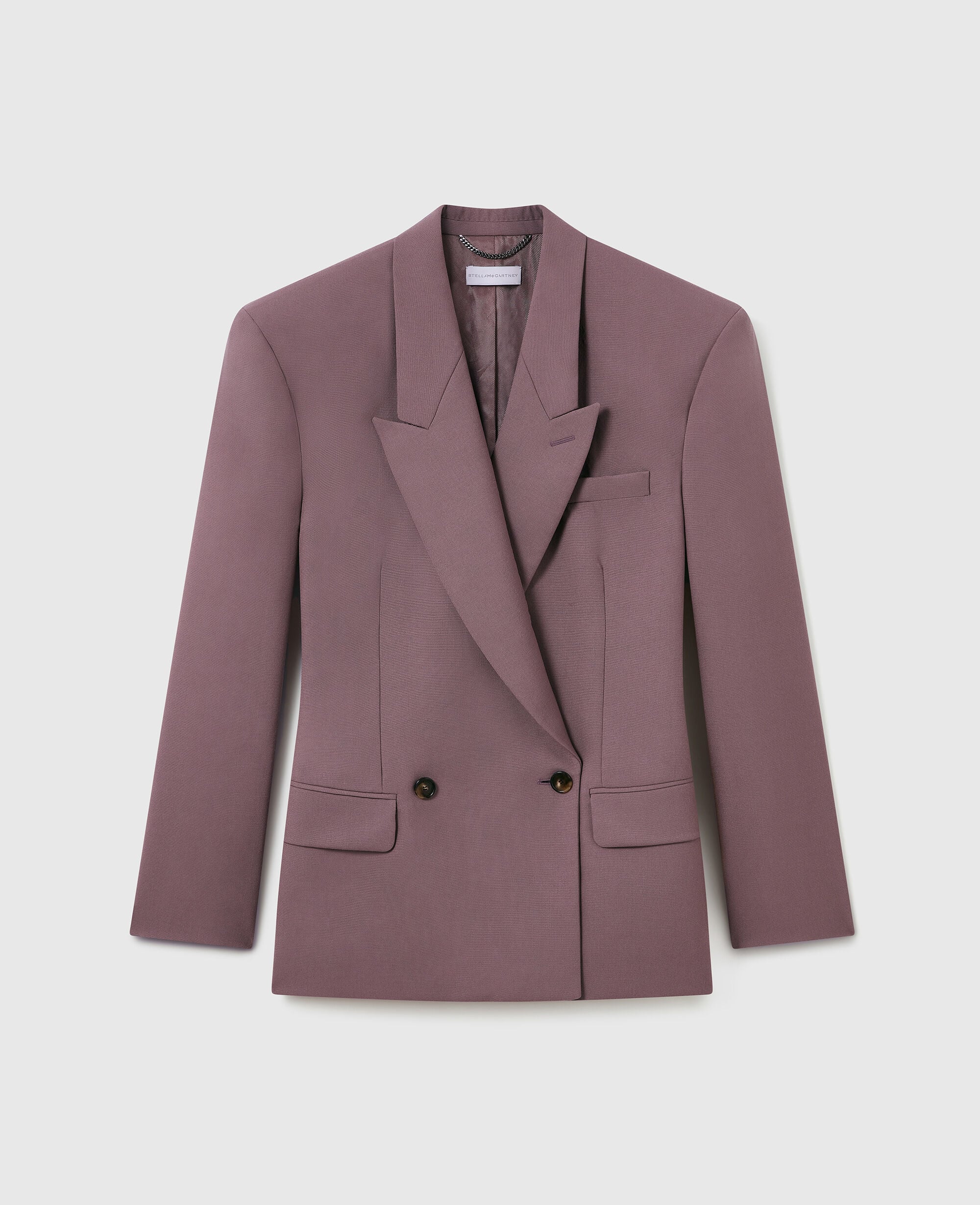 Canvas Double-Breasted Waisted Jacket