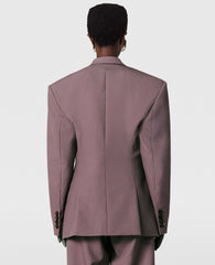Canvas Double-Breasted Waisted Jacket