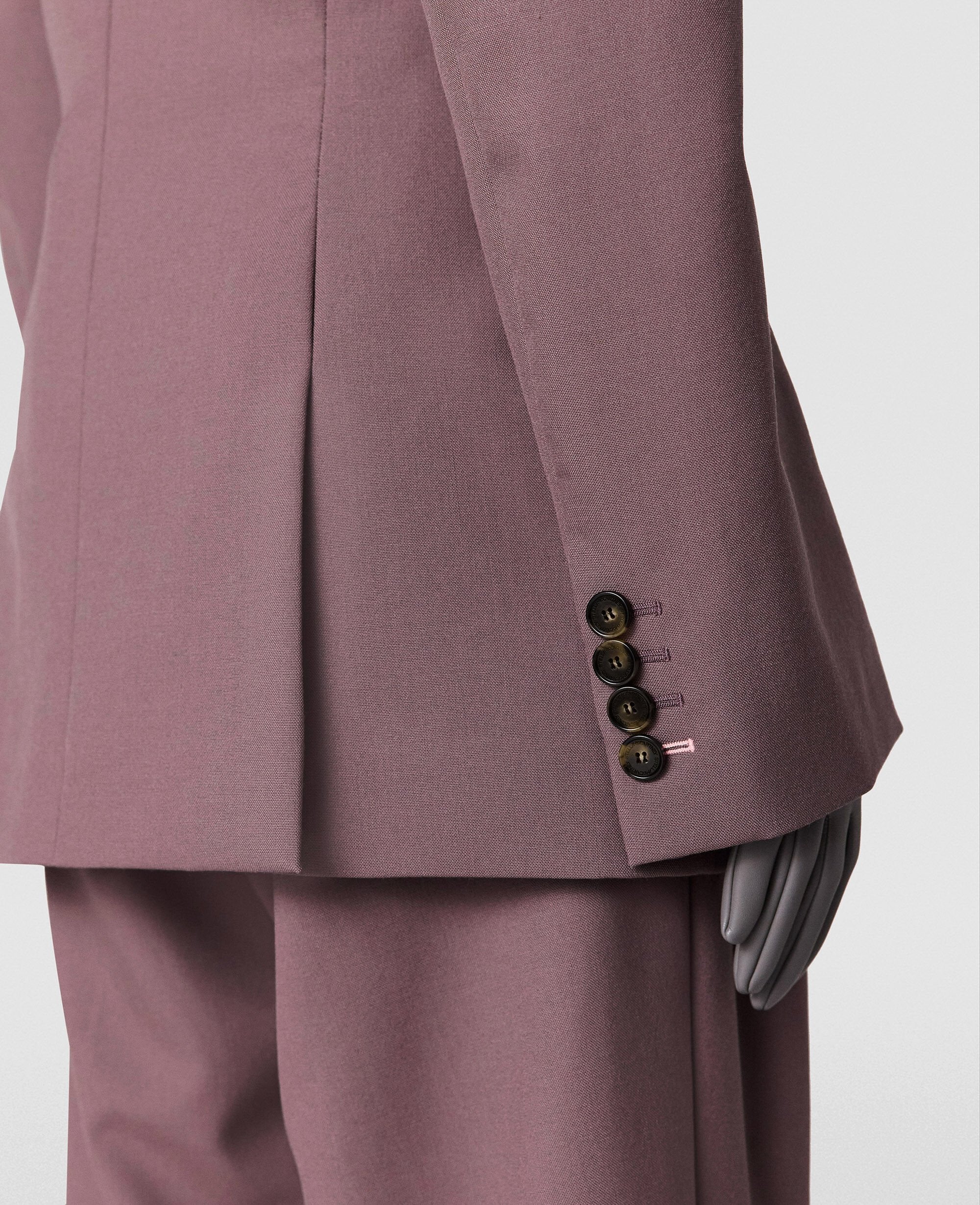 Canvas Double-Breasted Waisted Jacket