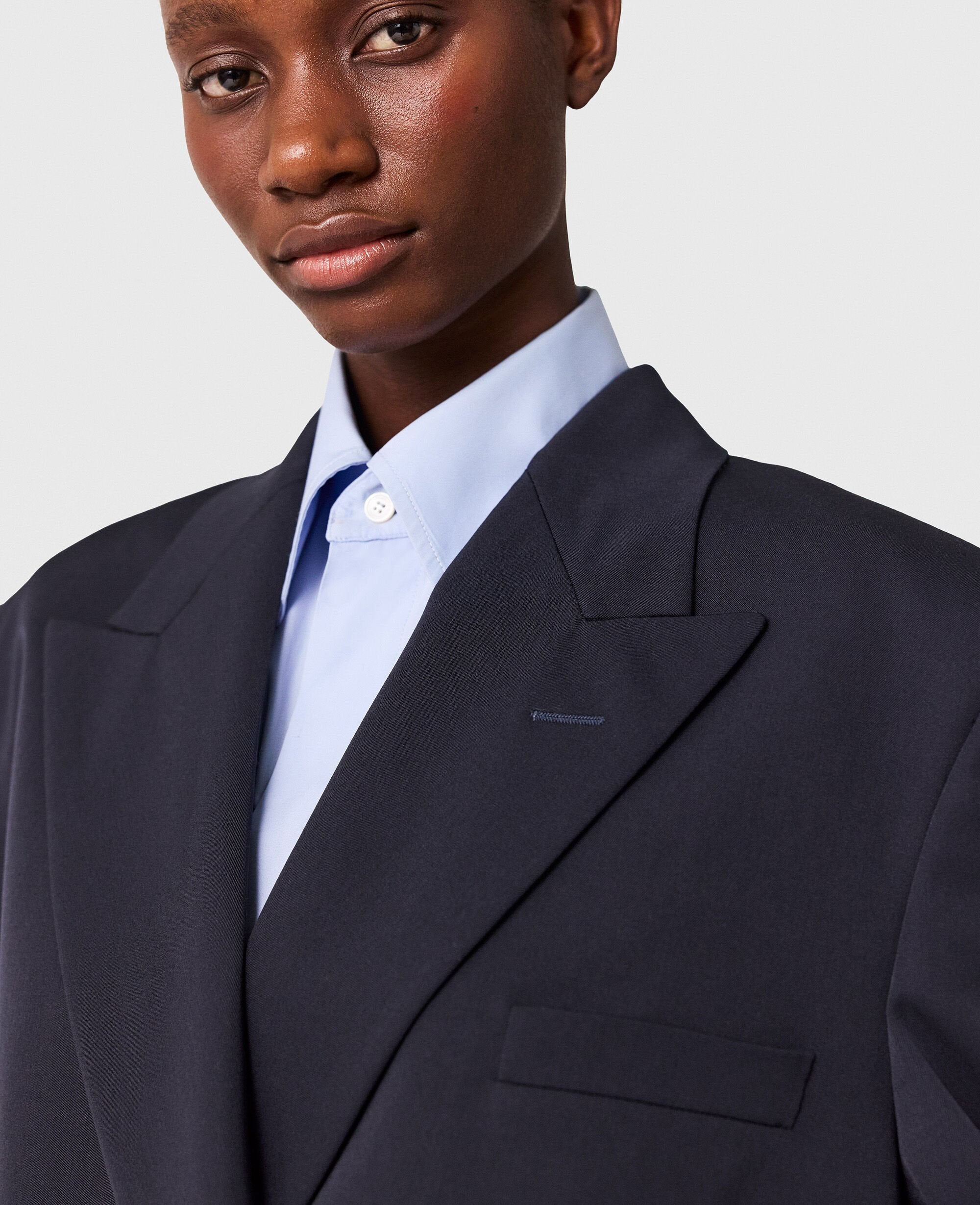 Oversized Double-Breasted Blazer