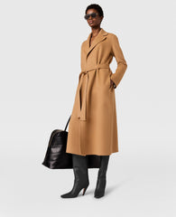 Double-Faced Belted Coat