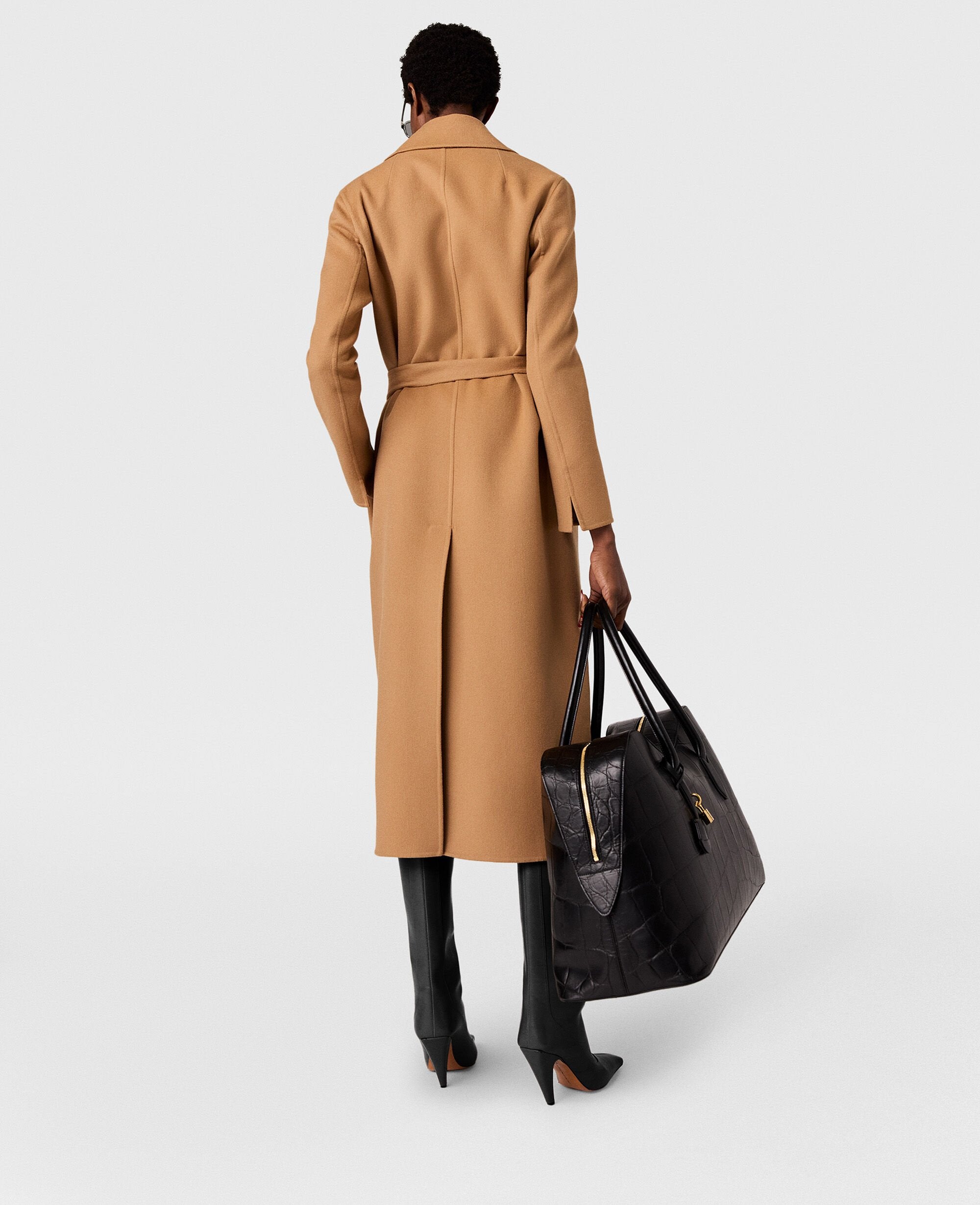 Double-Faced Belted Coat