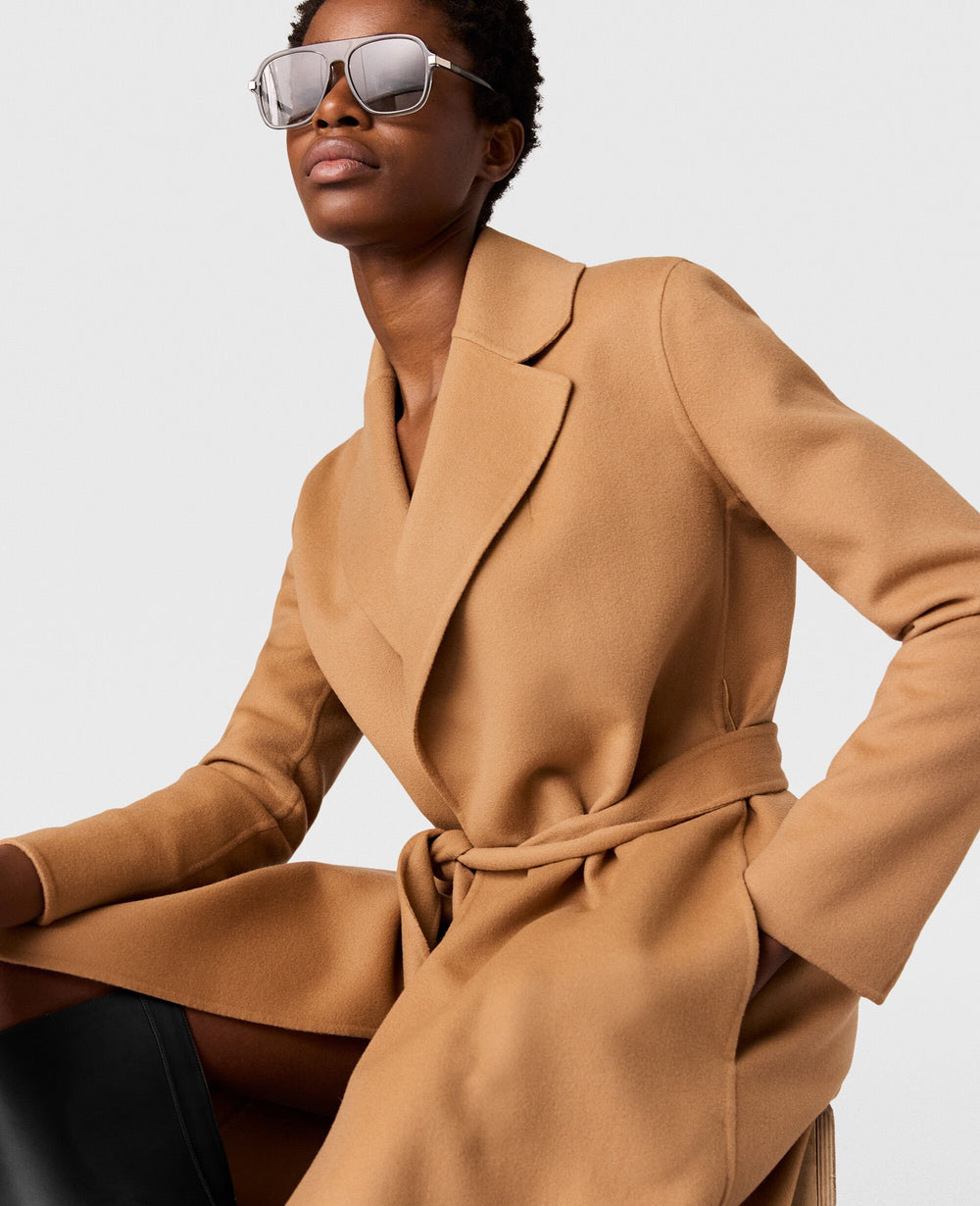 Double-Faced Belted Coat