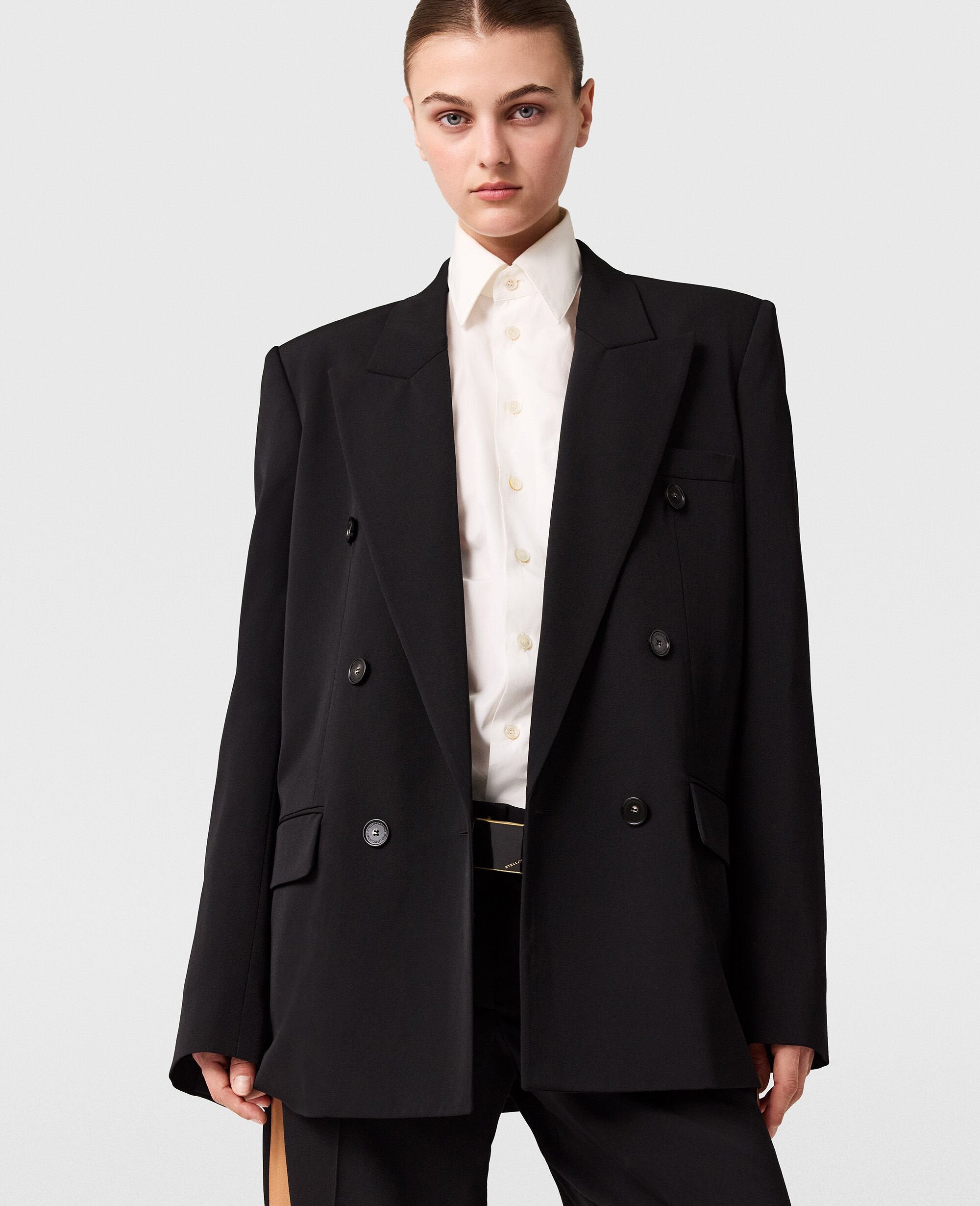 Double-Breasted Boyfriend Blazer