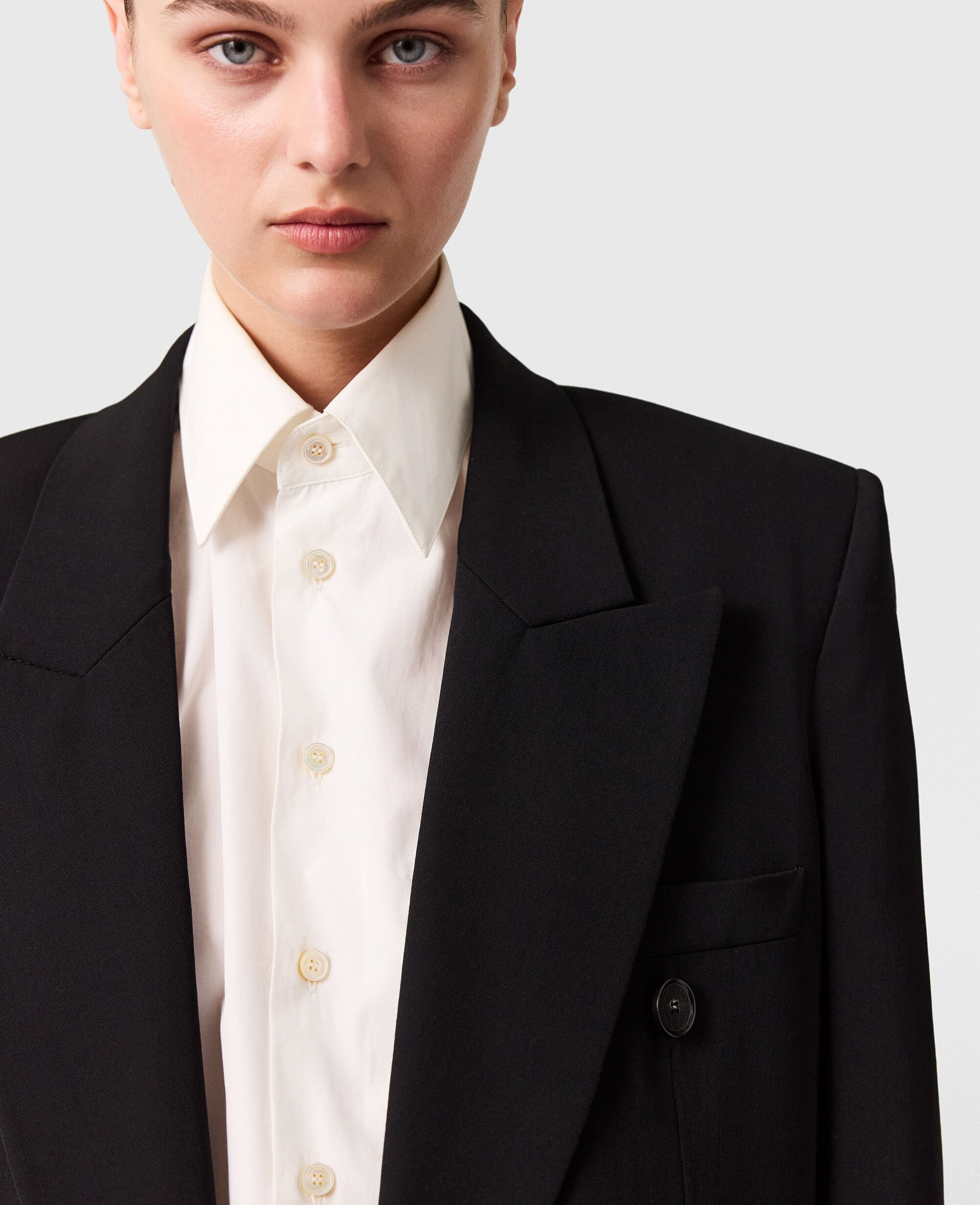 Double-Breasted Boyfriend Blazer