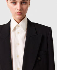 Double-Breasted Boyfriend Blazer