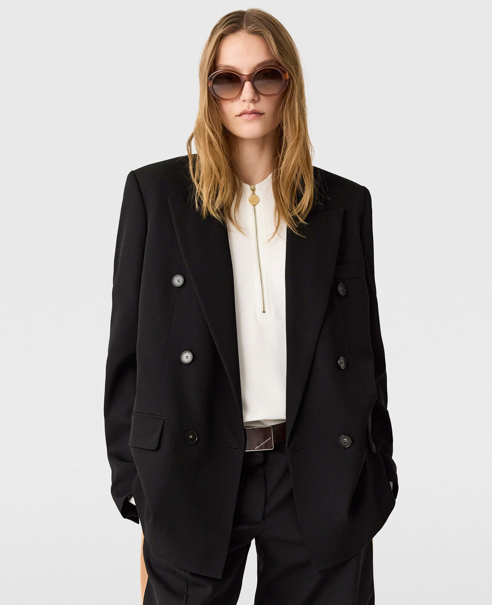 Double-Breasted Boyfriend Blazer
