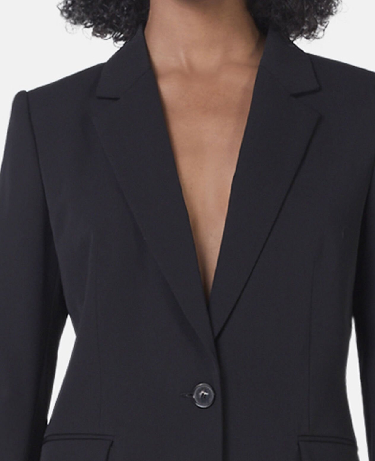 Wool Flannel Slim Fit Boyfriend Blazer