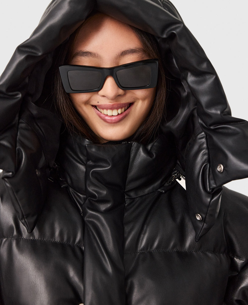 Padded Vegan Puffer Coat