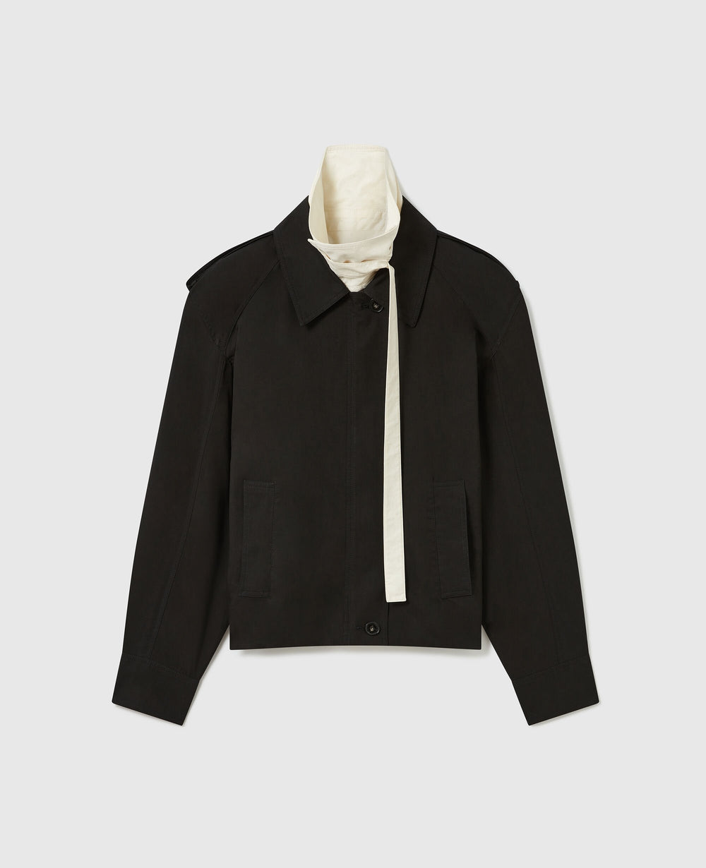 Washed Cotton Double-Layer Jacket