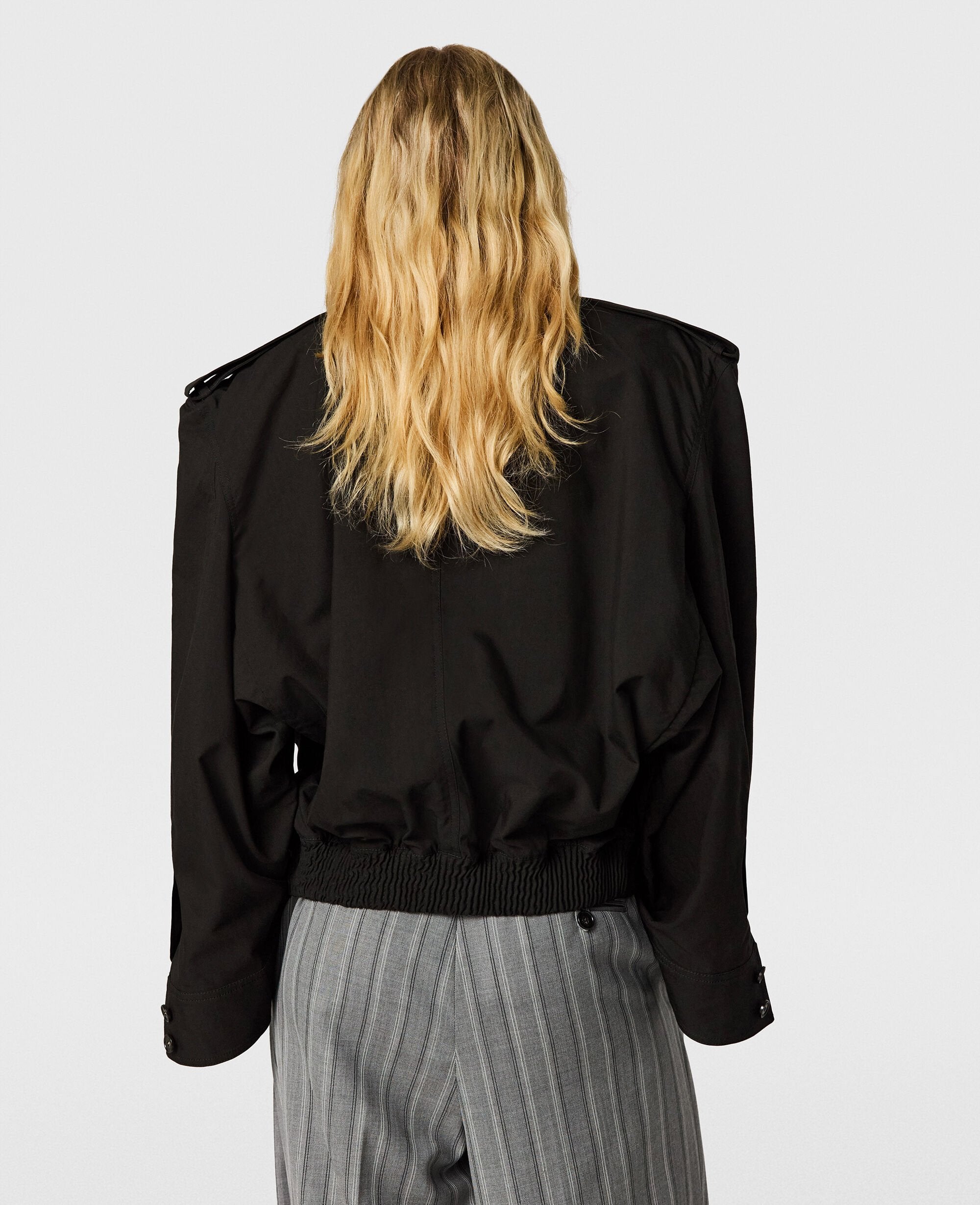 Washed Cotton Double-Layer Jacket