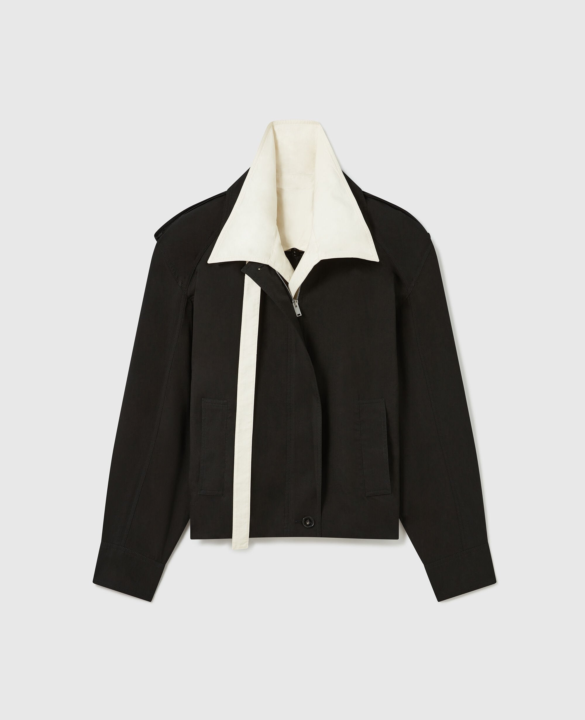 Washed Cotton Double-Layer Jacket