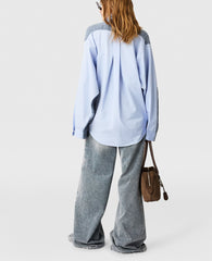 Vintage Wash Wide-Leg Jeans