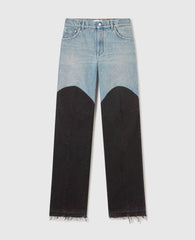 Patchwork Panel Denim Jeans