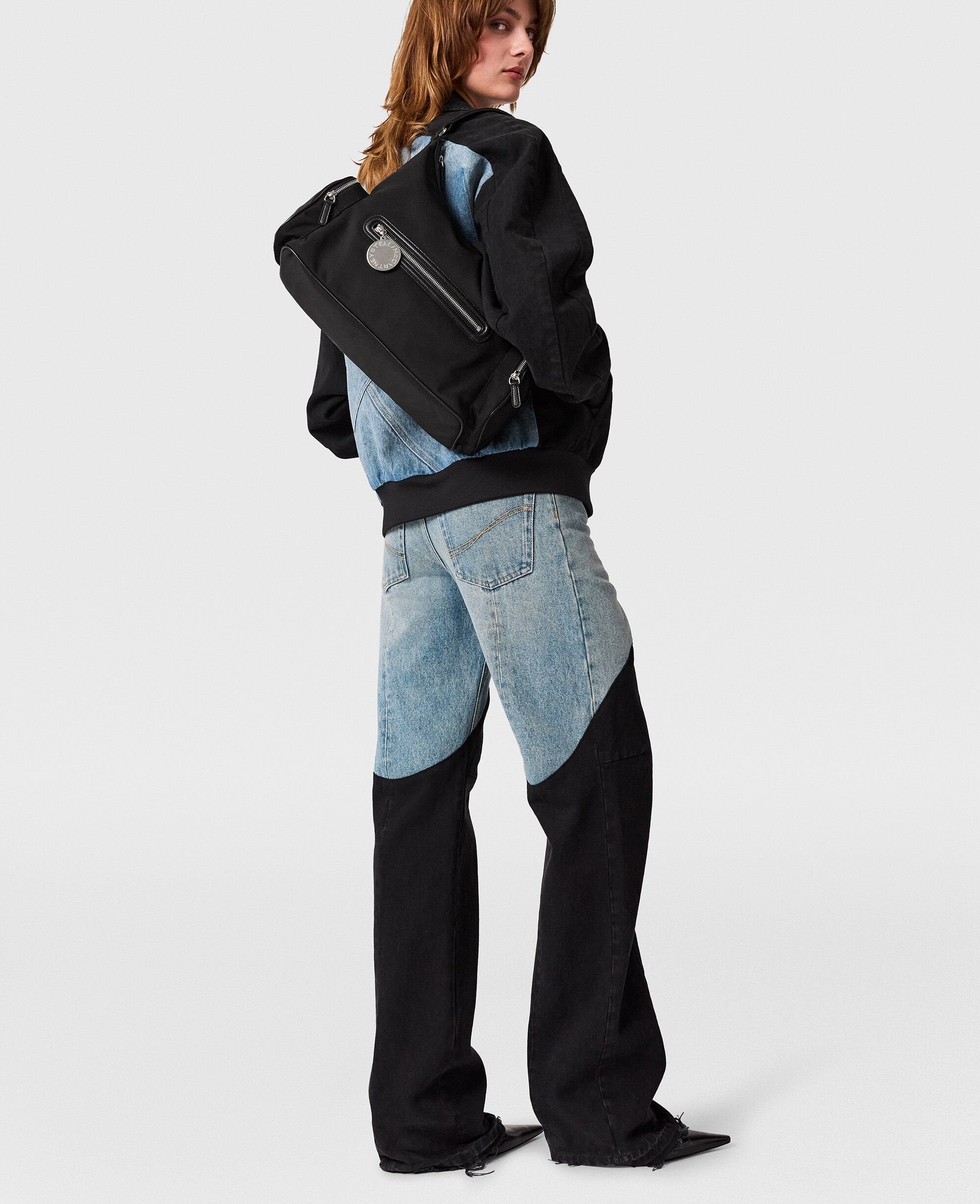 Patchwork Panel Denim Jeans