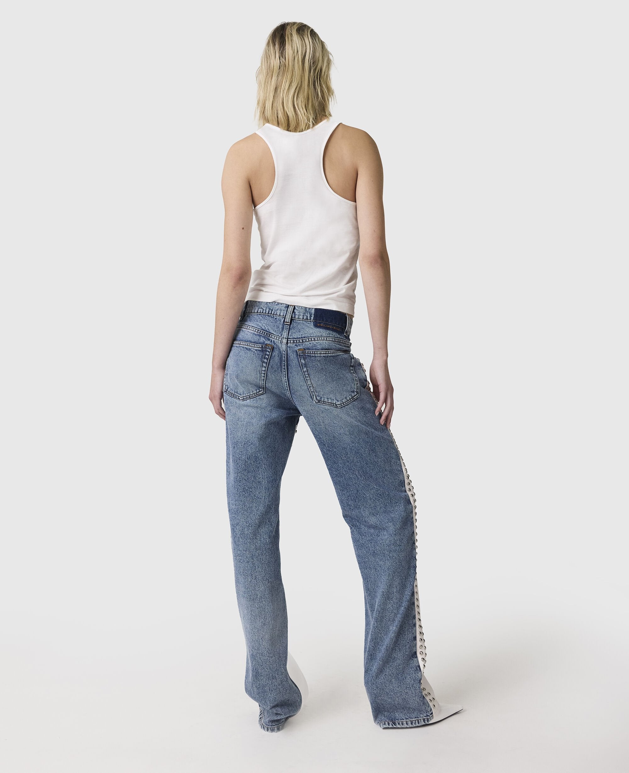 Chaps Studded Straight-Leg Jeans