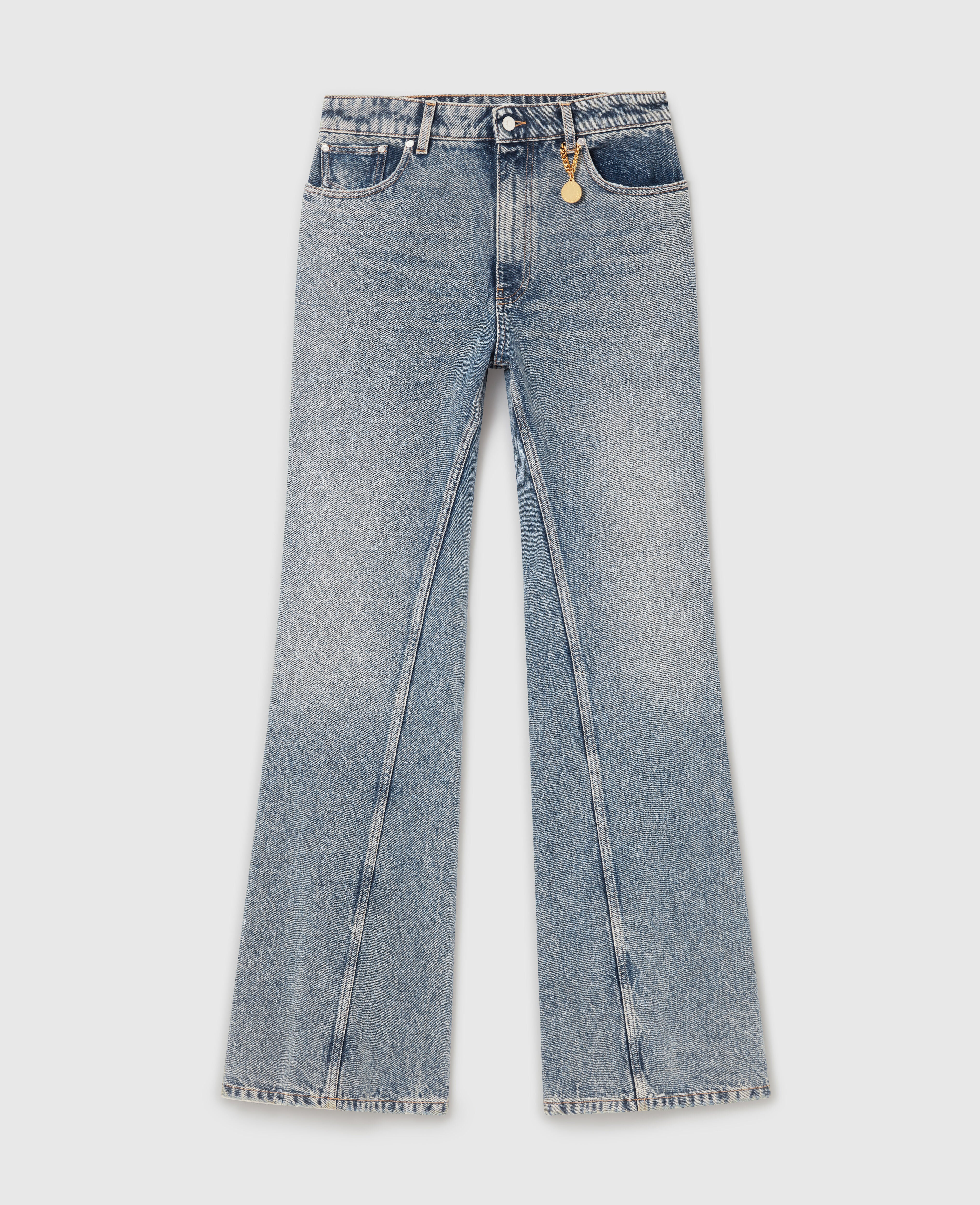 Vintage Wash Bootcut Jeans