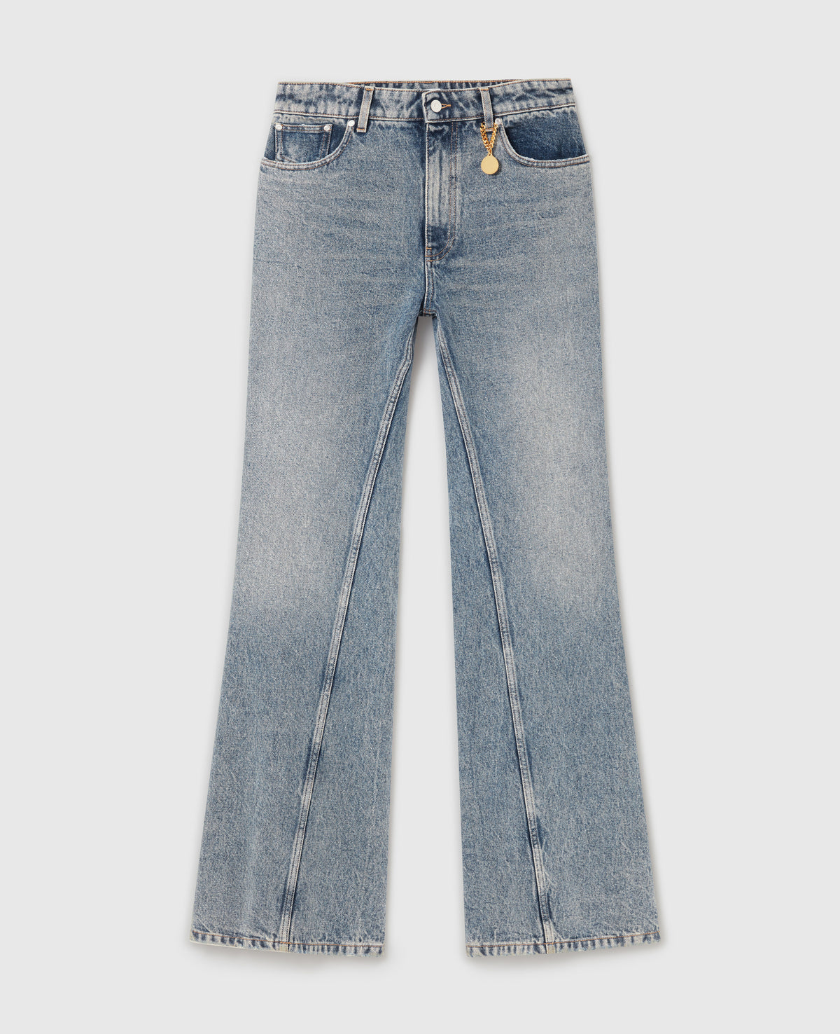 Vintage Wash Bootcut Jeans