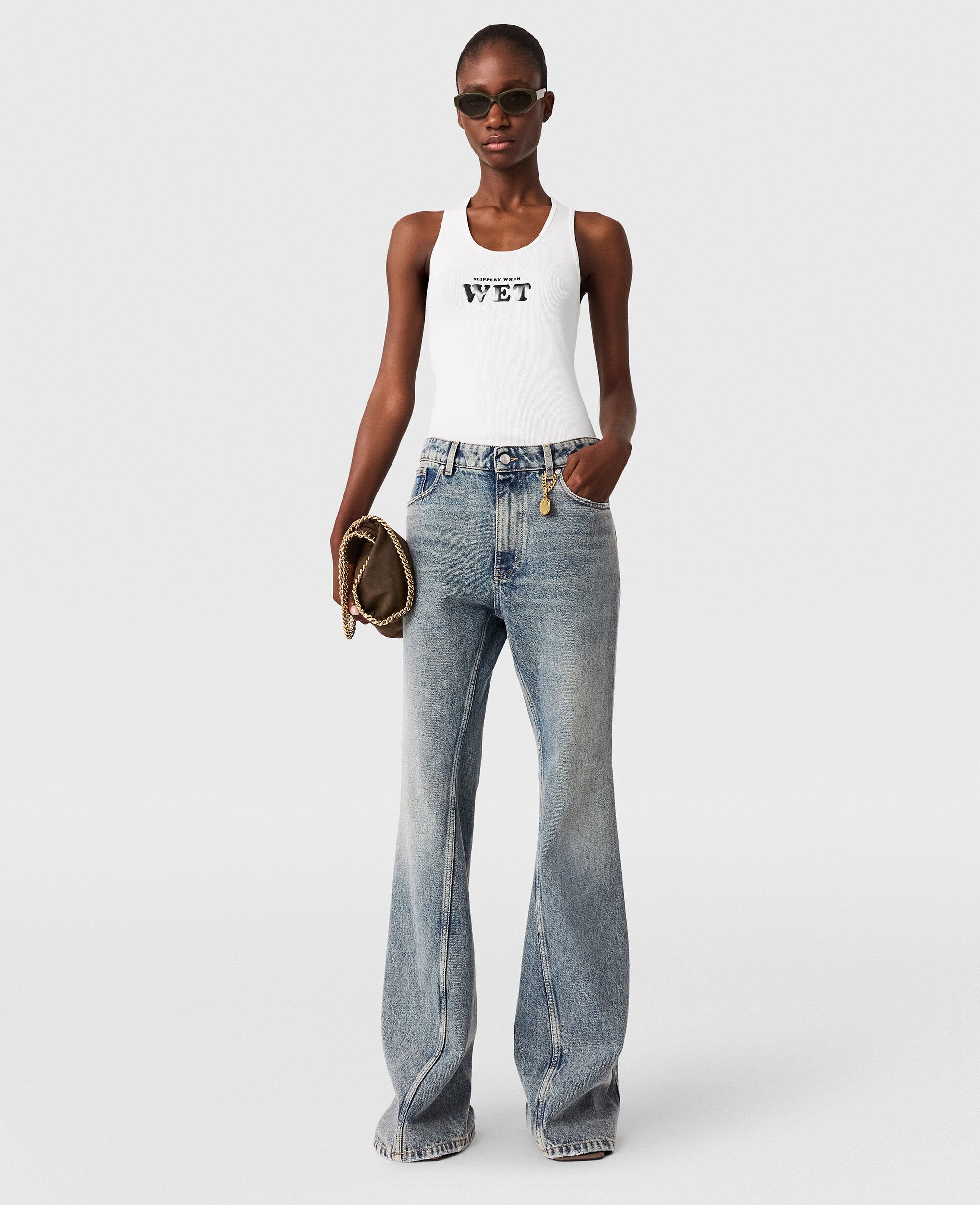 Vintage Wash Bootcut Jeans
