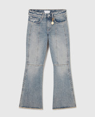 Vintage Wash Kick-Flare Jeans