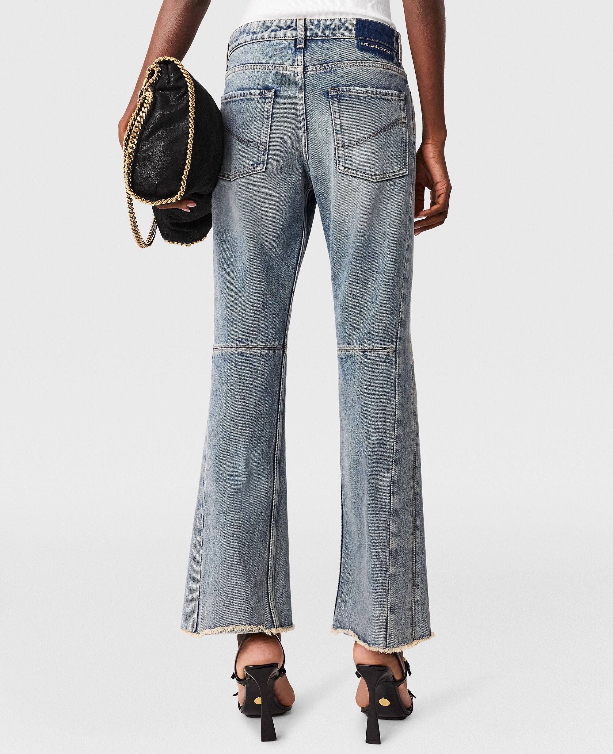 Vintage Wash Kick-Flare Jeans