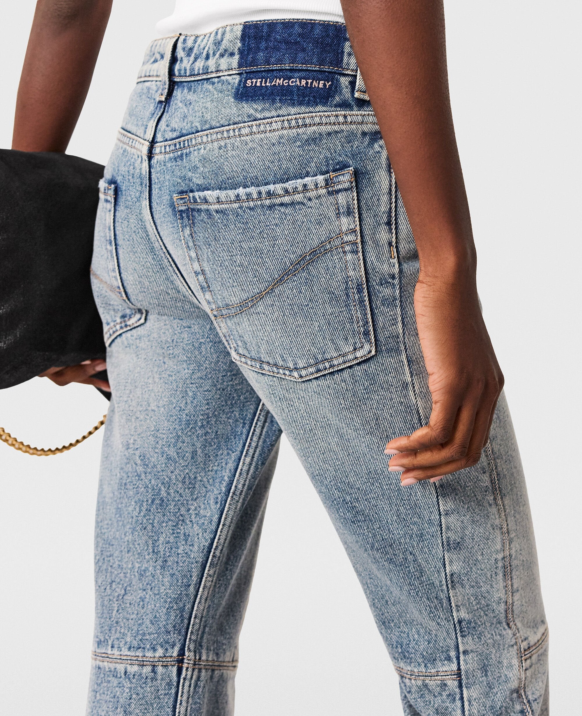 Vintage Wash Kick-Flare Jeans
